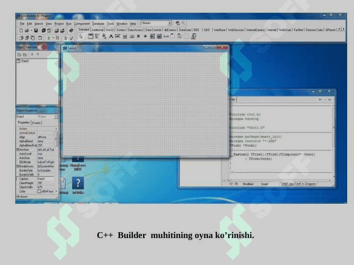 Borland C++ Builder komponentlari palitrasi 4