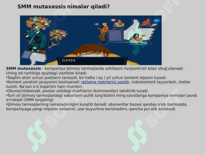 SMM platformalar bilan tanishish. Youtube, google platformalari. 8