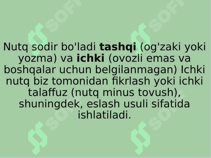 Nutqning kommunikativ sifatlari bòyicha mashqlar bajarish va tahlil qilish 6