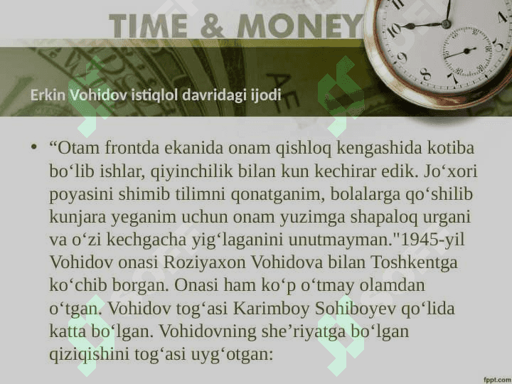 Erkin Vohidov istiqlol davridagi ijodi 3