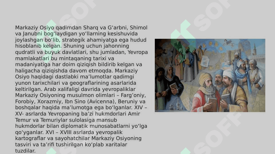 G‘arb mamlakatlarida Markaziy Osiyo tarixining o‘rganishi 2