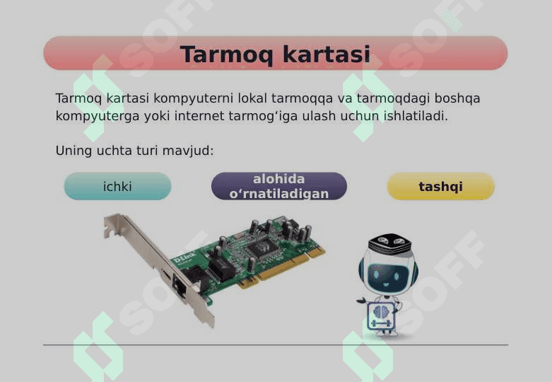 Kompyuterning qo‘shimcha qurilmalari 8