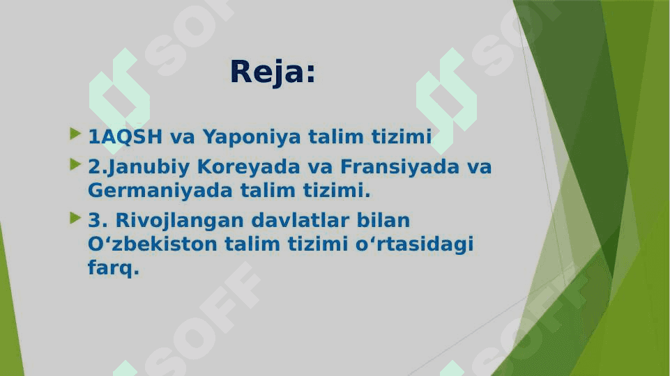 Rivojlangan davlatlarda milliy tarbiya dasturlari 2