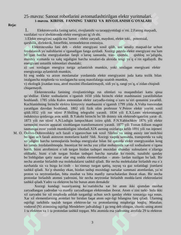 Elеktrotexnika va elektronika 3