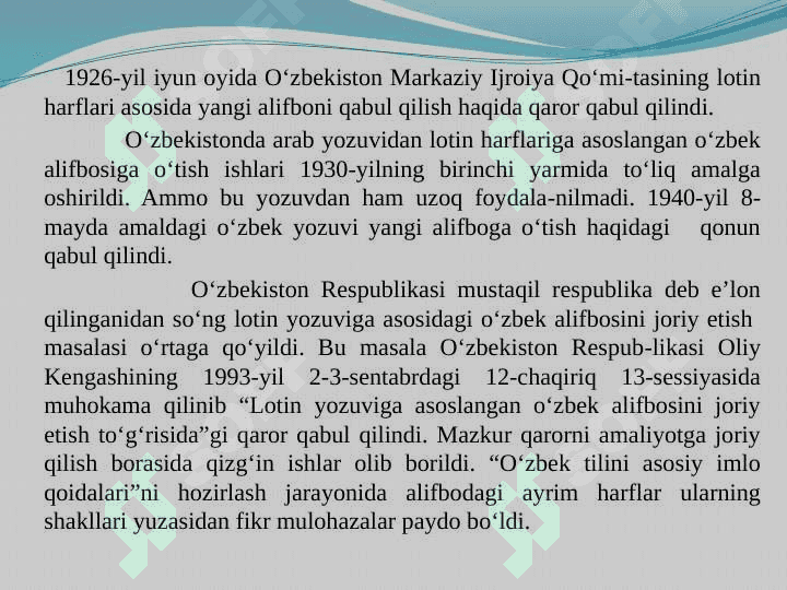 YOZUVLAR TARIXIDAN MA’LUMOT. HUSNIXATGA O‘RGATISH METODIKASINING SHAKLLANISH TARIXI 6