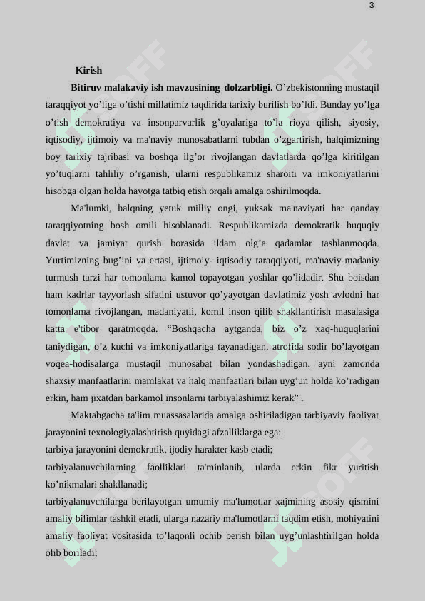 Maktabgacha ta`lim muassasalarida tarbiya jarayonini texnologiyalashtirish” 3