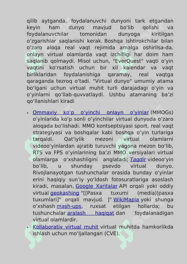 Virtual tutqunlik-Manqurtlik alomati 6