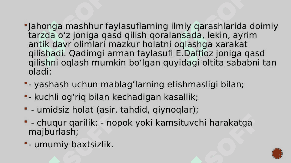 Suitsid va ularni asoratlarini oldini olishga qaratilgan psixolog maslaxatlar. 4