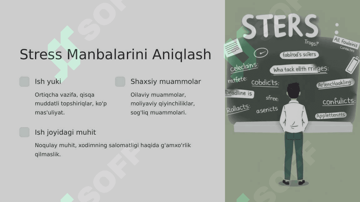 Stress boshqaruvi va professional kuchlanishni yengish 3
