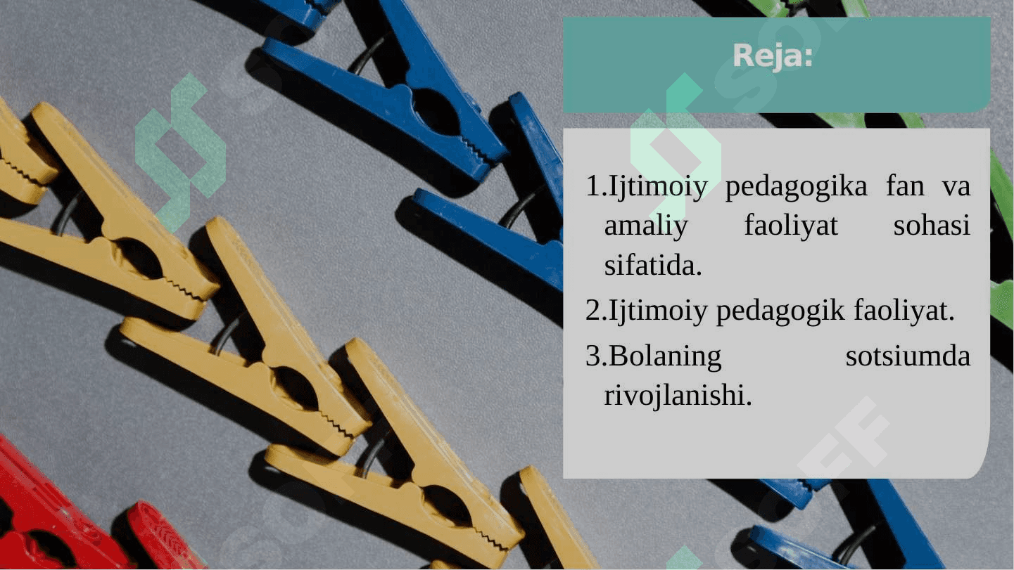 Bolaning rivojlanishida tarbiya sotsium sifatida 2