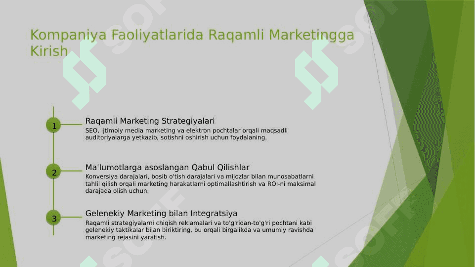 Raqamli marketing korxona faoliyatidagi òrni 2