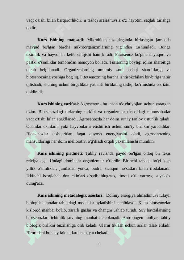 Biogeotsenozlar haqida tushuncha va funktsional tuzilishi 3