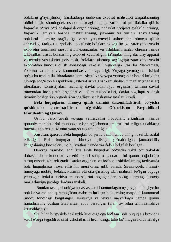 Bolalar ombudsmani milliy va xalqaro tajriba 3