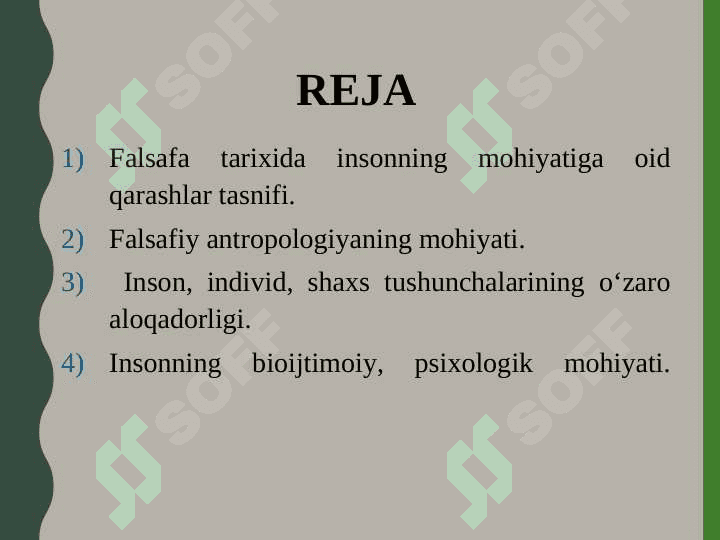 Inson falsafasi (Falsafiy antropologiya 2