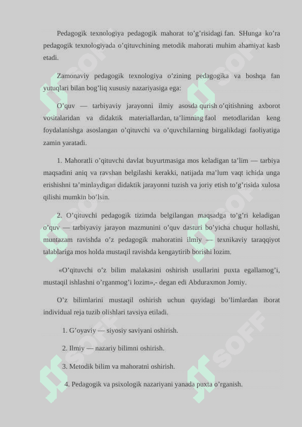 O'QUVCHILAR BILIM SIFATINI OSHIRISH 5