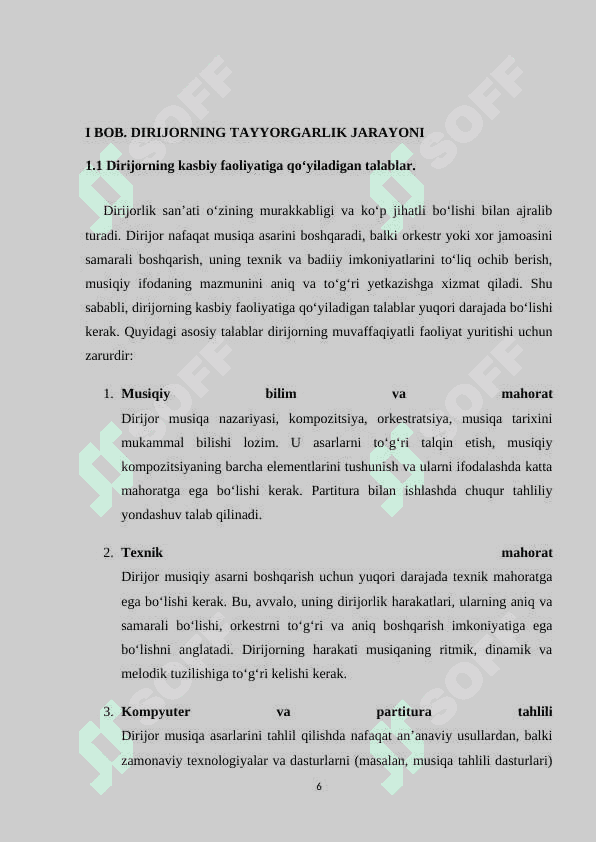Dirijorning mashg’ulotga tayyorgarligi 6