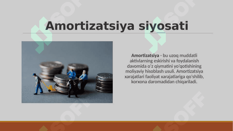 Sanoat korxonalarning uzoq muddatli aktivlari va amortizatsiya siyosati 4