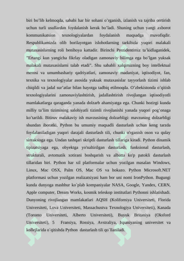 Pythonda time, calendar modullari bilan ishlash 6