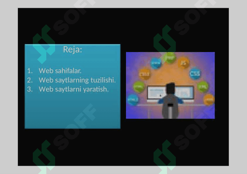 Web saytlar yaratishga yo'naltirilgan dasturiy ta'minotlar 2