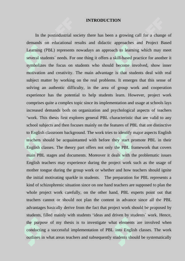 Project Based learning in English Language Teaching 2