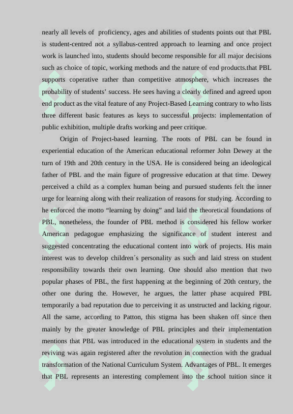 Project Based learning in English Language Teaching 6