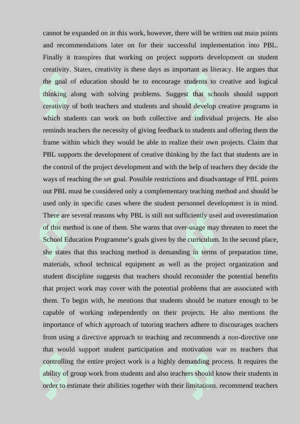 Project Based learning in English Language Teaching 8