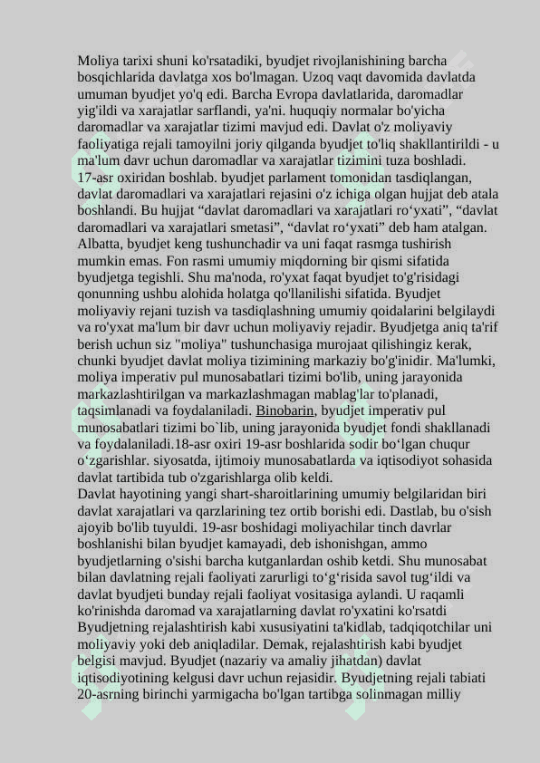 Davlat byudjeti tarkibi va uni takomillashtirish yo’llari. 4