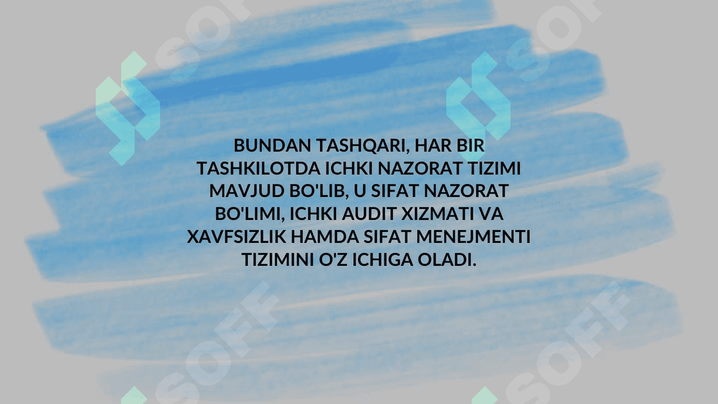 FARMATSEVTIKA TASHKILOTLARI FAOLIYATINING NAZORATI, AUDIT 4