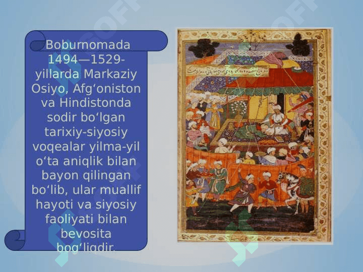 Boburnomada muallifning adabiy estetik qarashlari 3