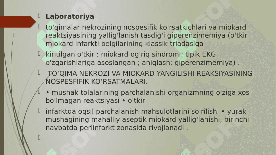 Yurak-qon tomir tizimi kasalliklarini laboratoriya diagnostikasi 4