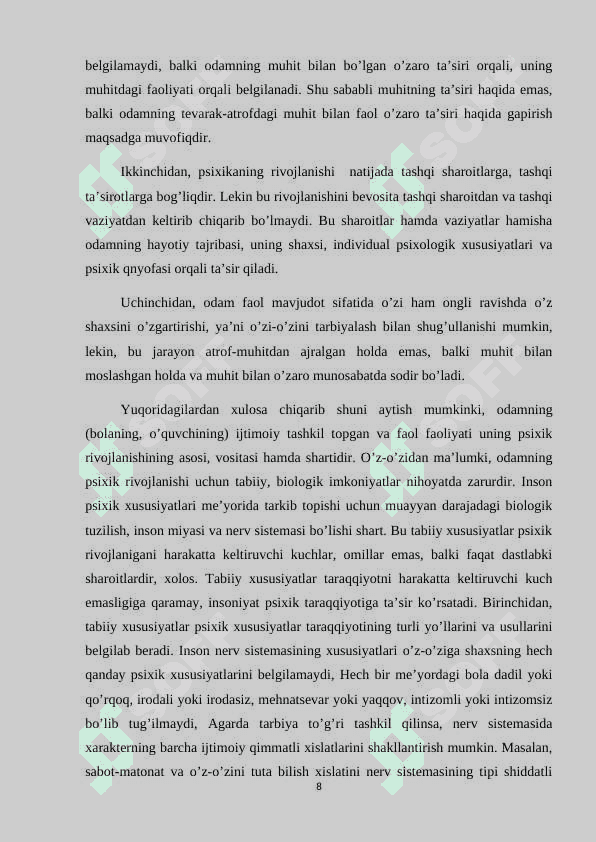 Kichik maktab yoshidagi bolalarda psixik xususiyatlar 8