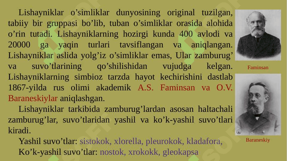 LISHAYNIKLAR BO’LIMI 3