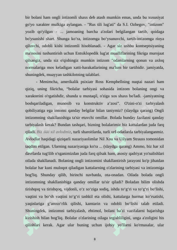 Maktabgacha ta’lim yoshidagi bolalarni axloqiy jihatdan tarbiyalash vazifasi amalga oshirish vositalari 8