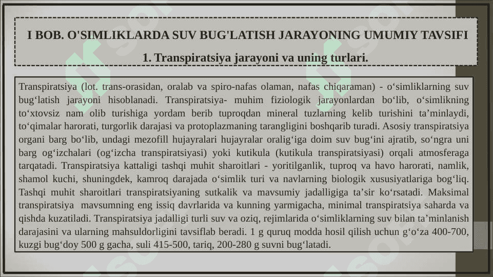 Antiranspirantlar va ularning xalq xo‘jaligida tutgan o‘rni 4
