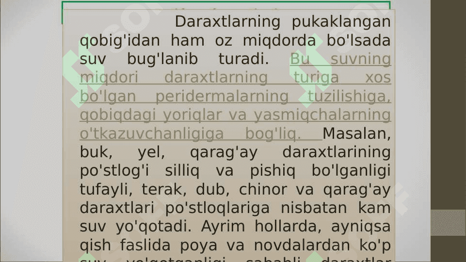 Antiranspirantlar va ularning xalq xo‘jaligida tutgan o‘rni 8