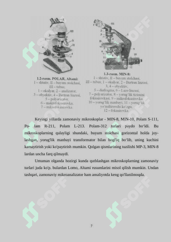 Polyarizatsion mikroskopik tuzilishi 7