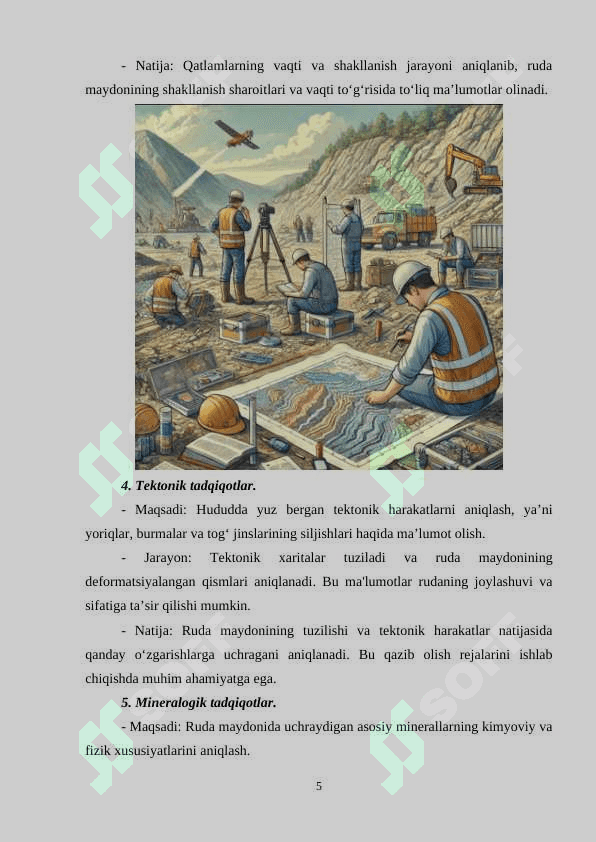 Ruda maydonlarining tadqiq qilish usullari 5