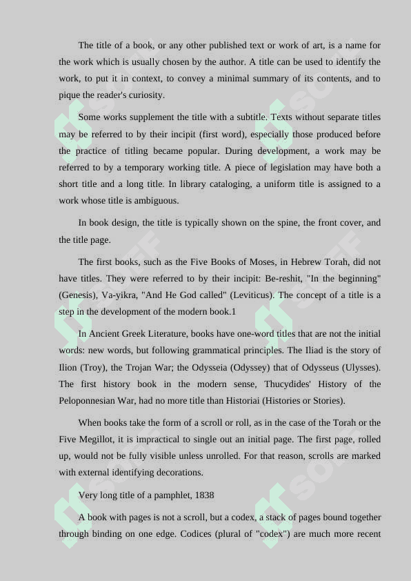 Role of the title in the literary text 2
