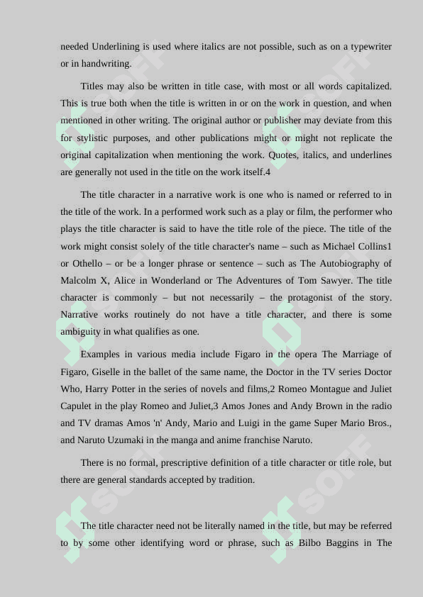 Role of the title in the literary text 4