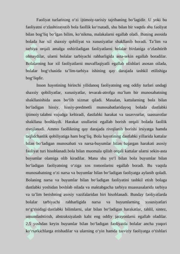 Maktabgacha ta'limda mehnat faoliyati 6