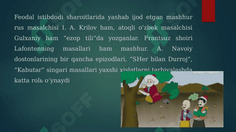 MASAL MATNI TAHLILI 6