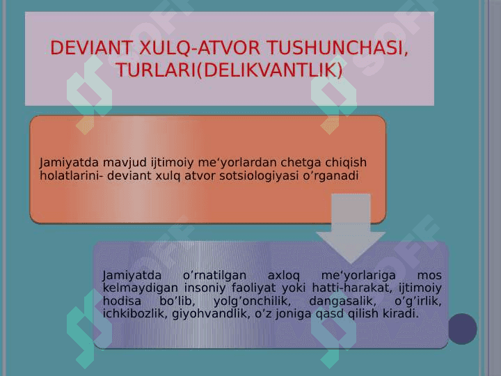 Deviant xulq atvor 2