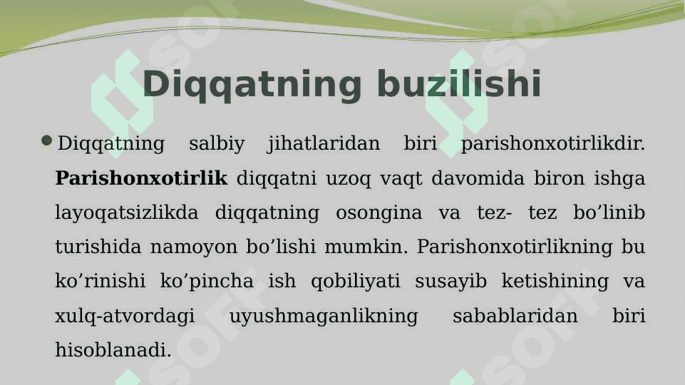 DIQQATNING KO‘CHUVCHANLIGI VA TAQSIMLANISHINI O‘RGANISH 7