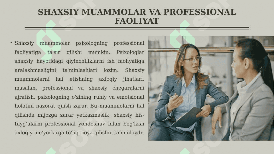 Guruhiy Konsultant Faolyatining Axloqiy jihatlari 6