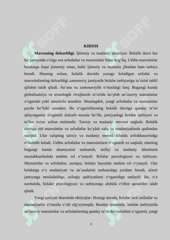Bolalaik davr bilan bog’liq urfodat va marosimlar 3