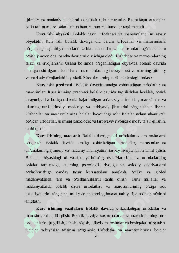 Bolalaik davr bilan bog’liq urfodat va marosimlar 4