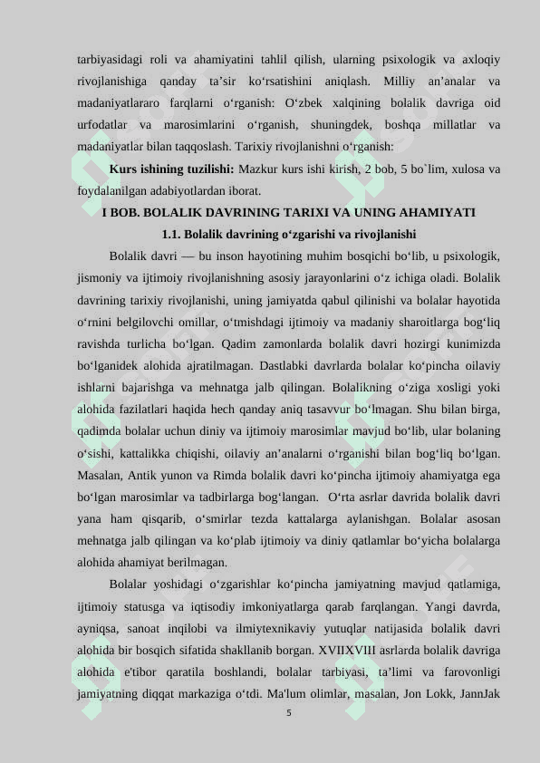 Bolalaik davr bilan bog’liq urfodat va marosimlar 5