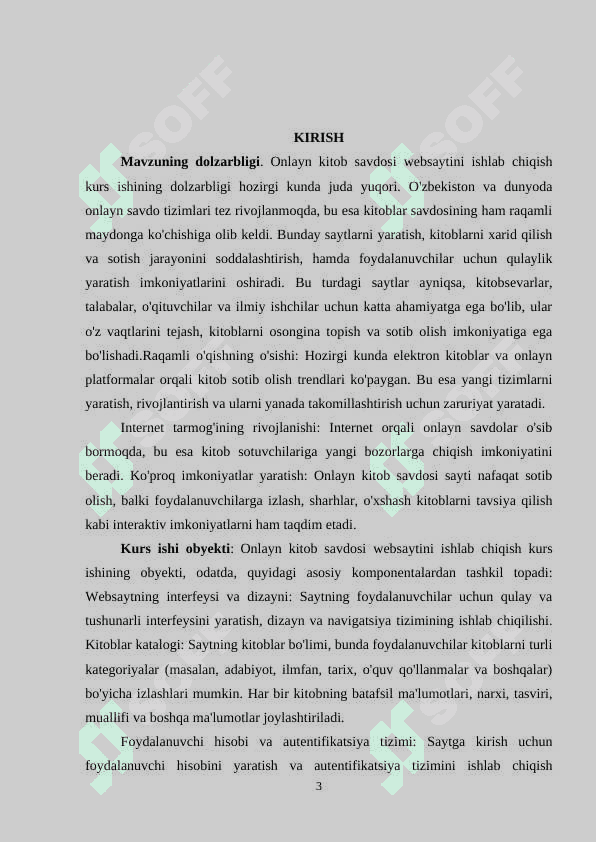 Onlayn kitob savdosi websaytini ishlab chiqish 3