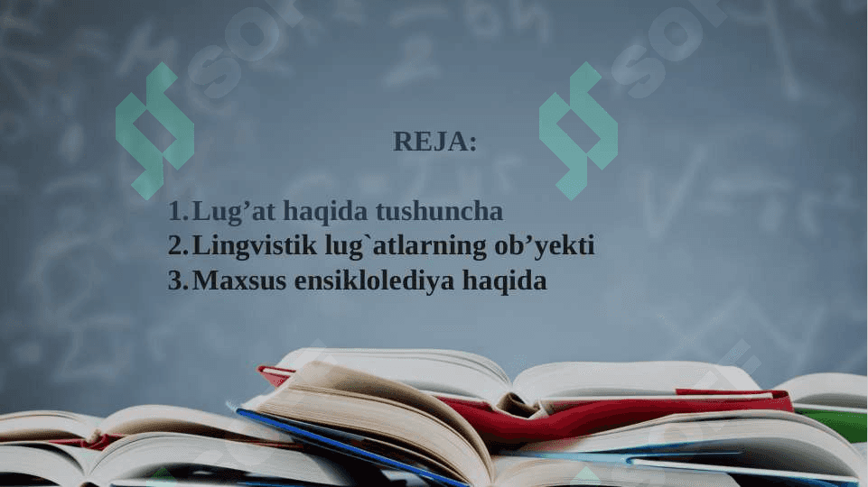 Lug’at turlari va xususiyatlari 2