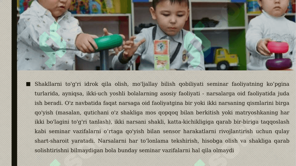 maktabgacha 3-4 yoshli bolalarda miqdoriy tasavvurlarni rivojlantirish 6